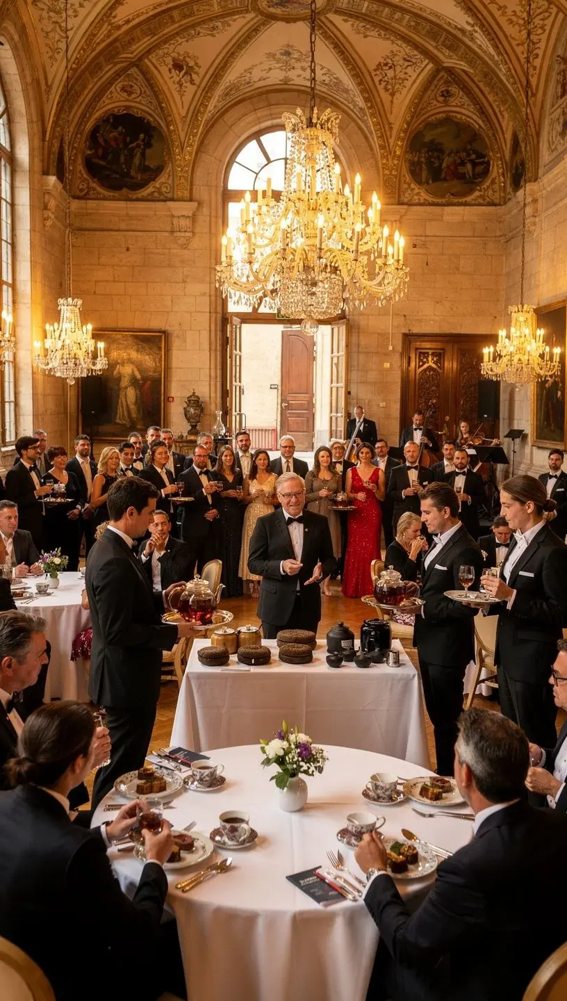 Une boГ®te Г©lГ©gante contenant des sachets de thГ© Pu-erh, prГЄte Г  ГЄtre dГ©gustГ©e.